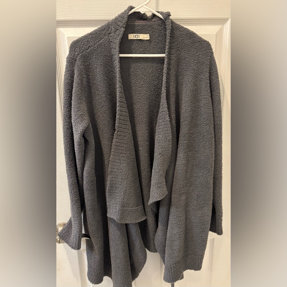 UGG Phoebe Dark Gray Open Cardigan Sweater
